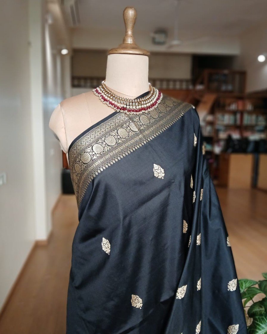 Banarasi Kadua Katan Silk Saree – (BANA1008) - Image 3