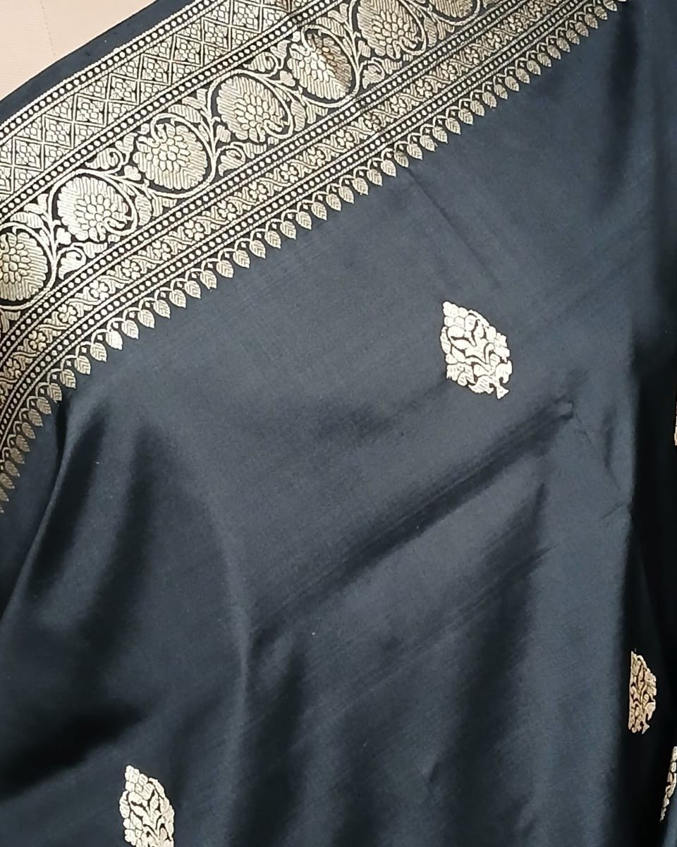 Banarasi Kadua Katan Silk Saree – (BANA1008) - Image 4