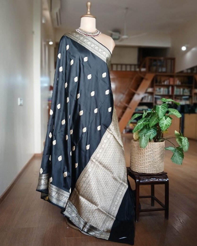 Banarasi Kadua Katan Silk Saree – (BANA1008) - Image 6