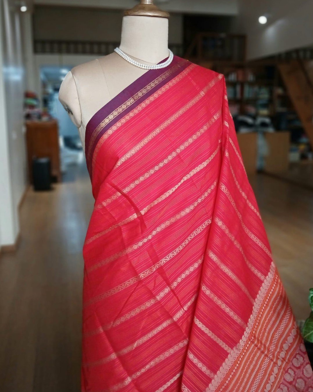Kanchi Cotton Stripe Design - (KANC1002) - Image 3