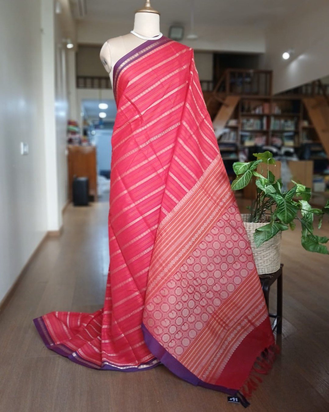 Kanchi Cotton Stripe Design - (KANC1002)