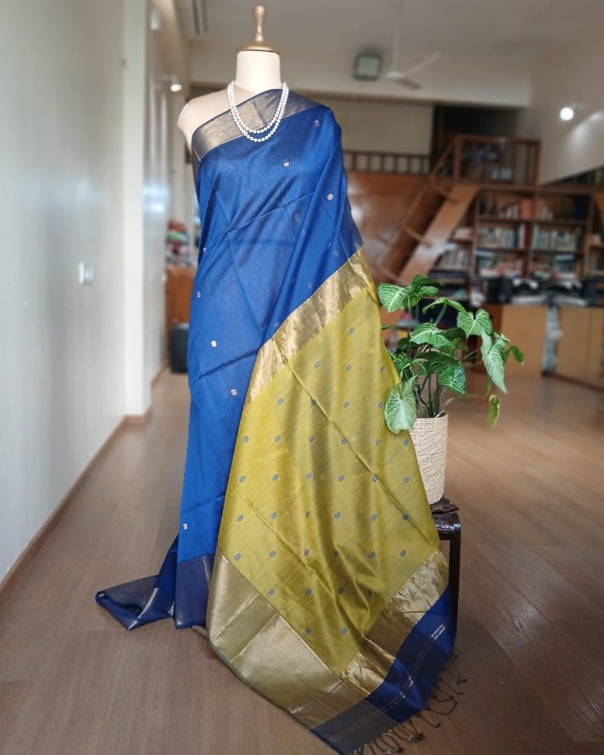 Maheshwari Silk Cotton Saree – (MSCS1012)