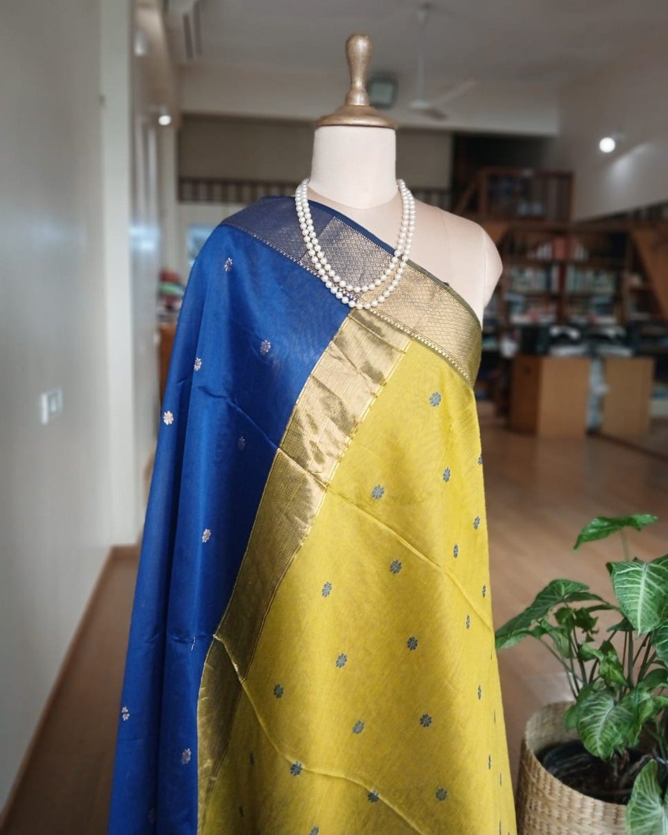 Maheshwari Silk Cotton Saree – (MSCS1012) - Image 4