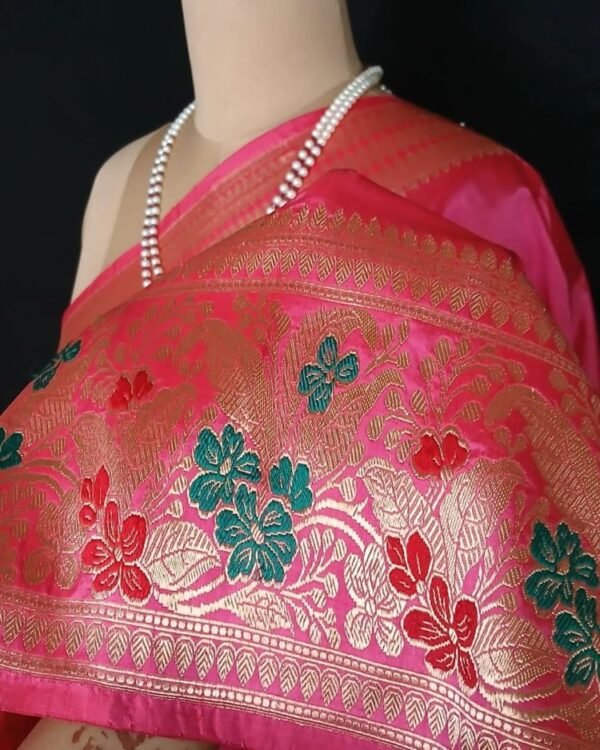 Banarasi Meenakari Kadua Saree – (MBKS0002) - Image 4