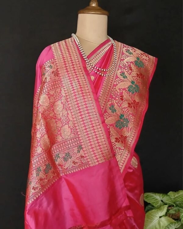 Banarasi Meenakari Kadua Saree – (MBKS0002) - Image 2