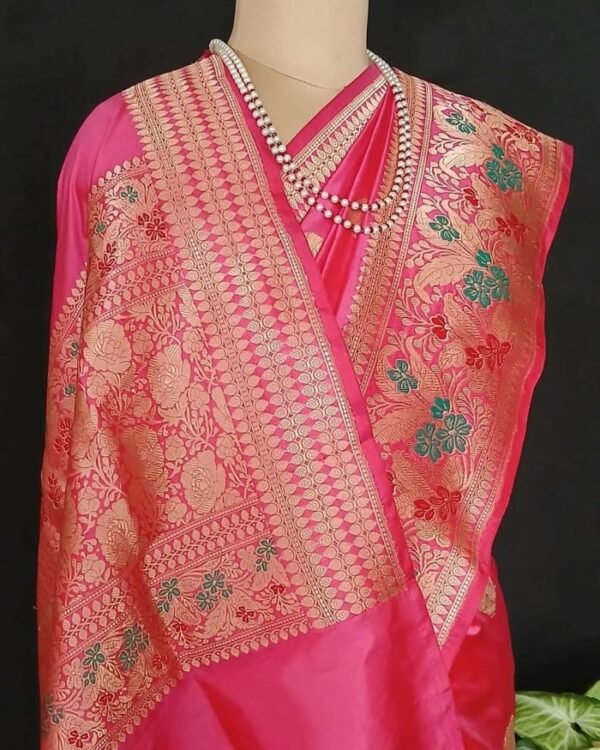 Banarasi Meenakari Kadua Saree – (MBKS0002) - Image 3