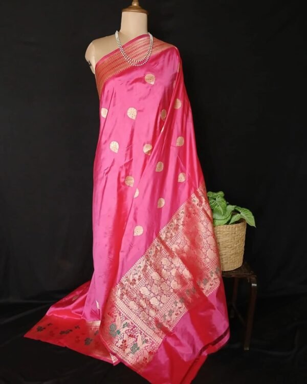 Banarasi Meenakari Kadua Saree – (MBKS0002) - Image 5