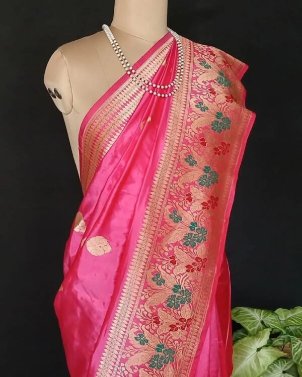 Banarasi Meenakari Kadua Saree – (MBKS0002) - Image 7