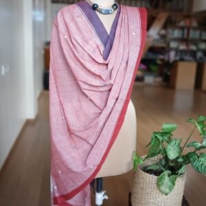 Ponduru Handspun Handwoven Dupatta  – (PKDA0005)