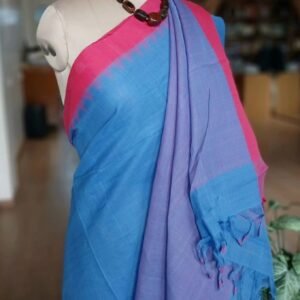 Ponduru Handspun Handwoven Cotton Saree – (POND0002)
