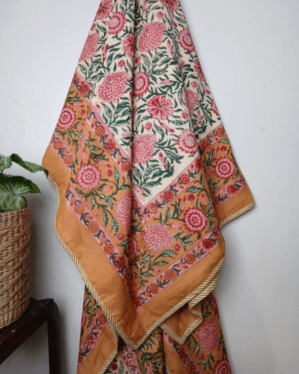 Reversible Soft Single Dohar in Mul Cotton - (MCSD1006) - Image 3