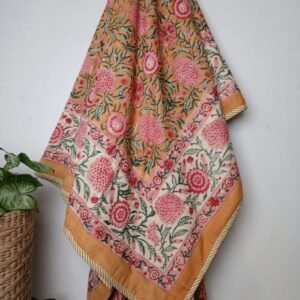 Reversible Soft Single Dohar in Mul Cotton - (MCSD1006)