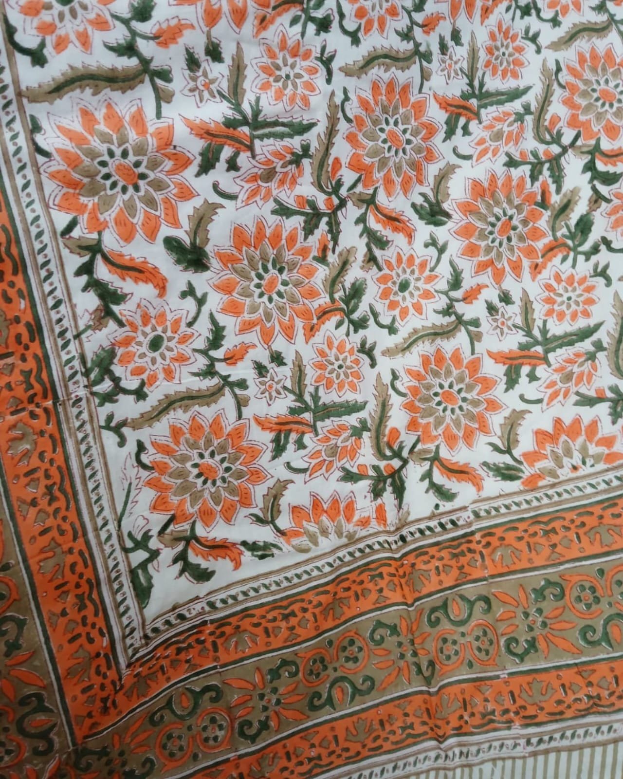 Reversible Soft Single Dohar in Mul Cotton (MCSD1002) - Image 2