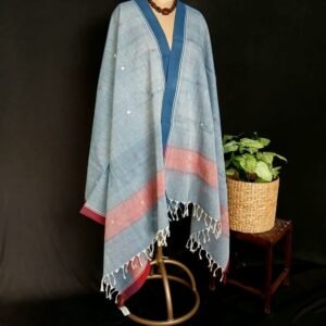 Ponduru Handspun Handwoven Dupatta – (PKDA0003)