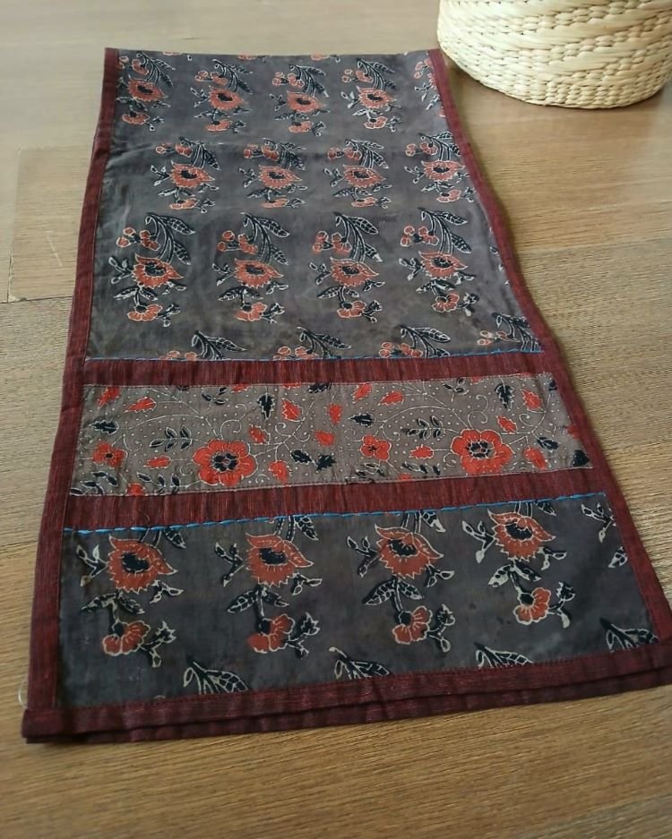 Ajrakh Table Runner in Cotton - (ATRC0011)