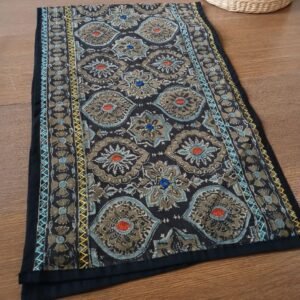 Ajrakh Table Runner in Cotton – (ATRC0013)