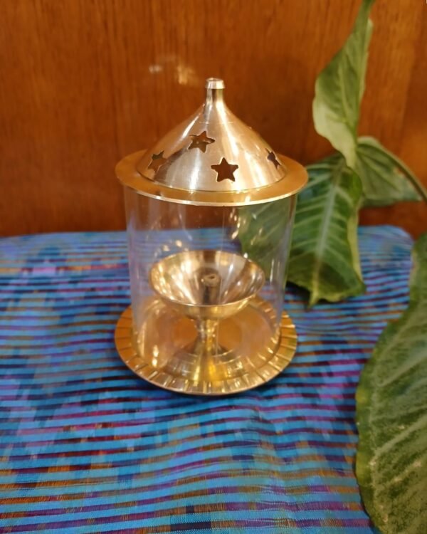 Akhand Jyot Diya from Kutch - Small -(AJDK0001) - Image 2