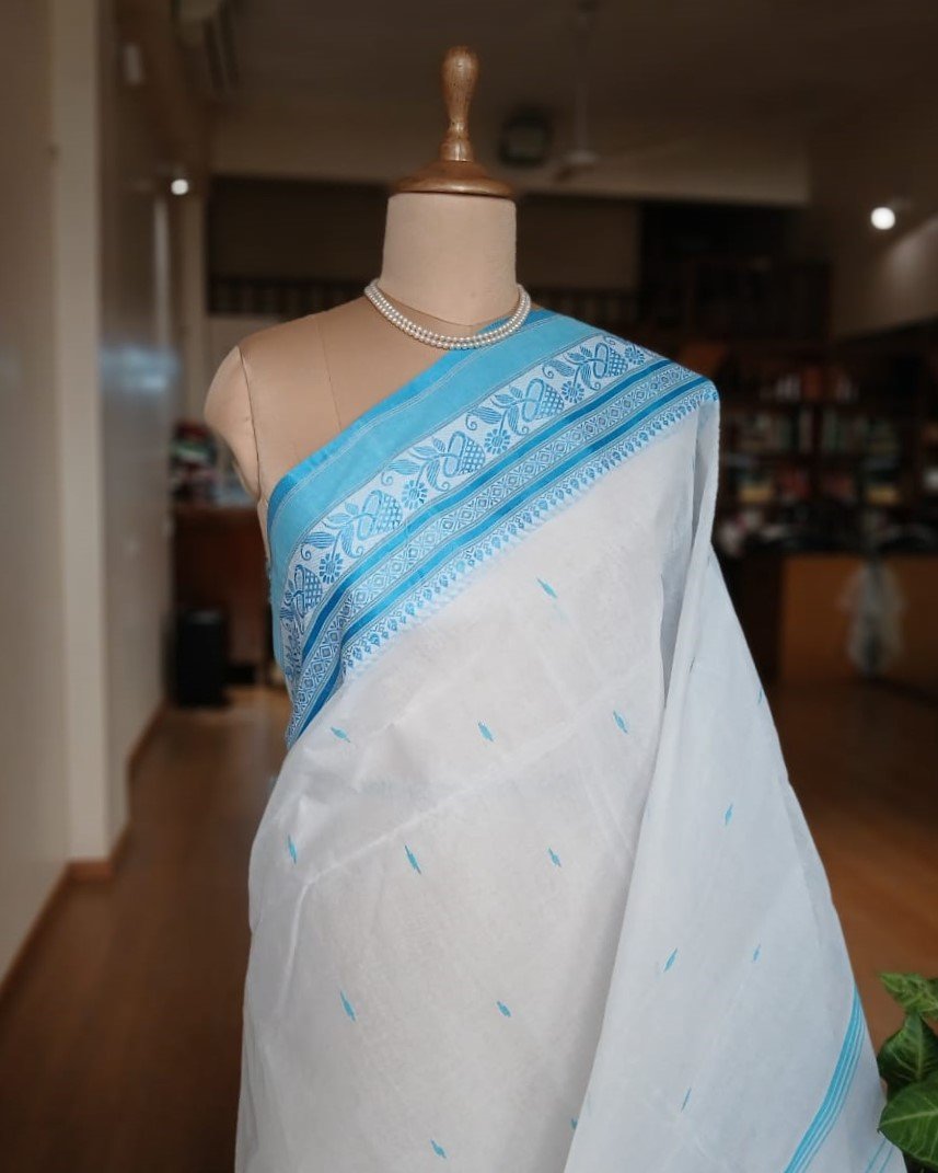 Handweave Cotton Bengal Tant – (BCTP0007) - Image 2
