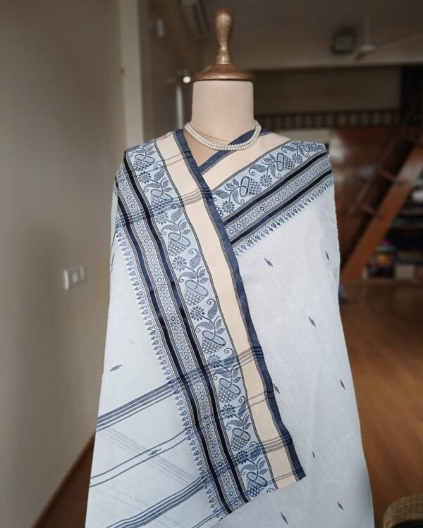 Handweave Cotton Bengal Tant – (BCTP1010) - Image 3