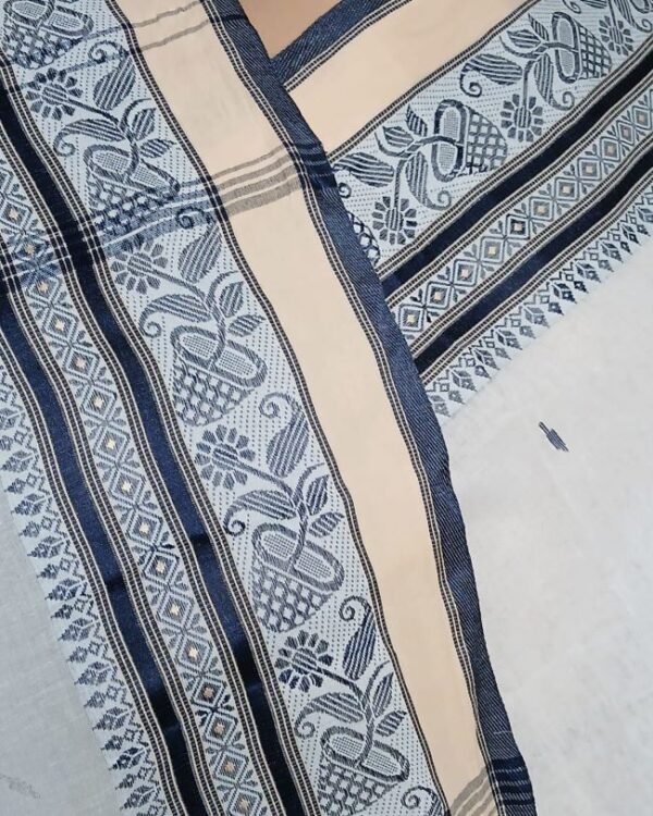 Handweave Cotton Bengal Tant – (BCTP1010) - Image 4