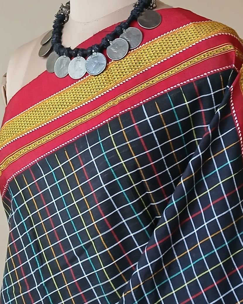 Handloom Ilkal Saree – (ILKA0012) - Image 3