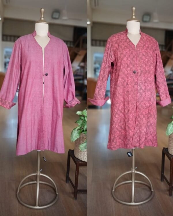 Reversible Two-in-One Long Jacket  Size 3 – (RCDJ0005)