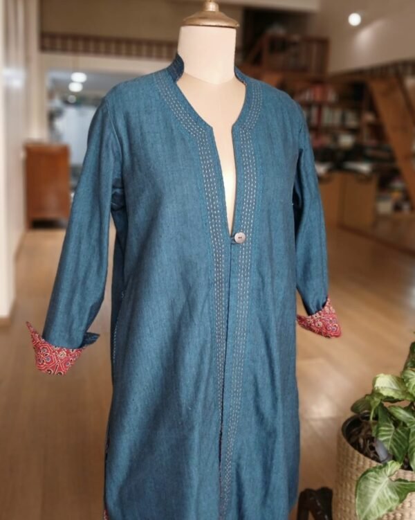 Reversible Two-in-One Long Jacket  Size 2 - (RCDJ0001) - Image 2