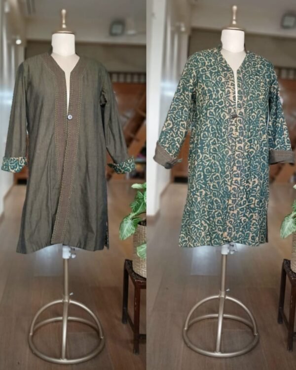 Reversible Two-in-One Long Jacket  Size 2 – (RCDJ0002)