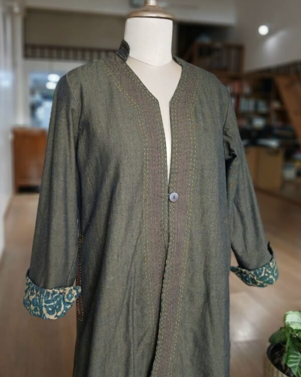 Reversible Two-in-One Long Jacket  Size 2 – (RCDJ0002) - Image 2