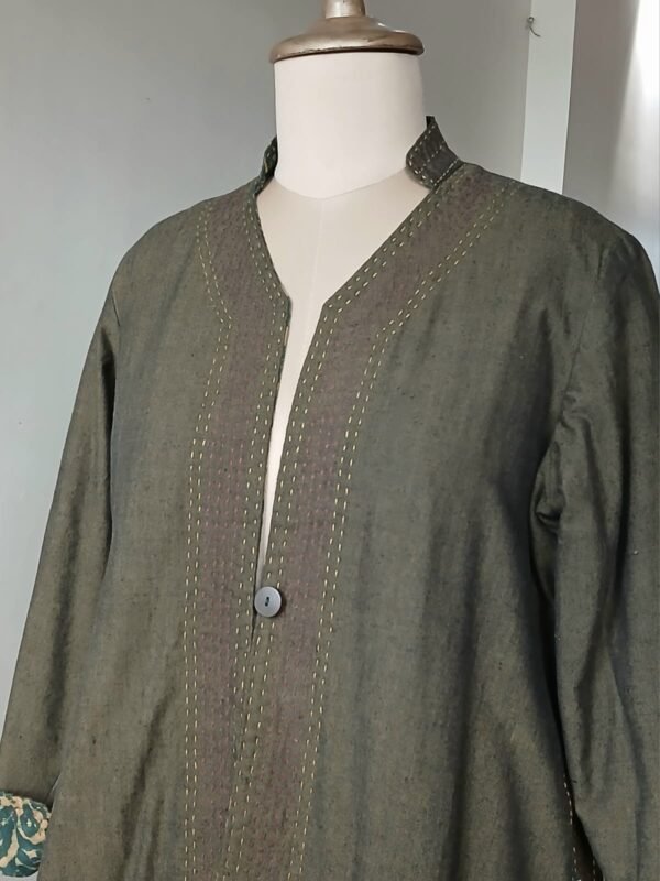 Reversible Two-in-One Long Jacket  Size 2 – (RCDJ0002) - Image 4