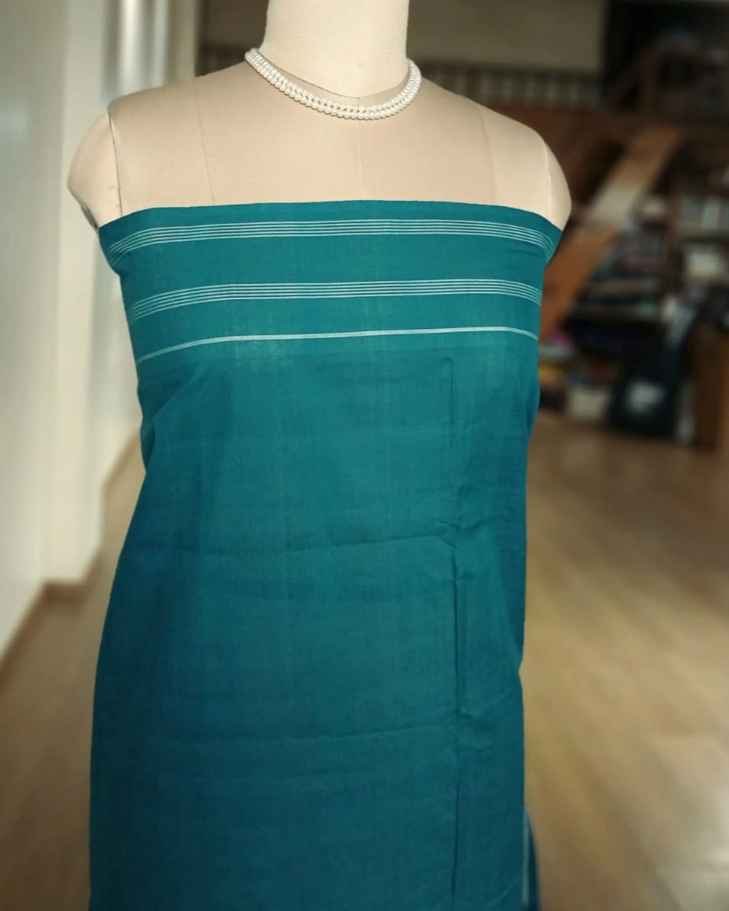 Nalgonda Double Ikat Cotton Saree – (NDIC0003) - Image 8