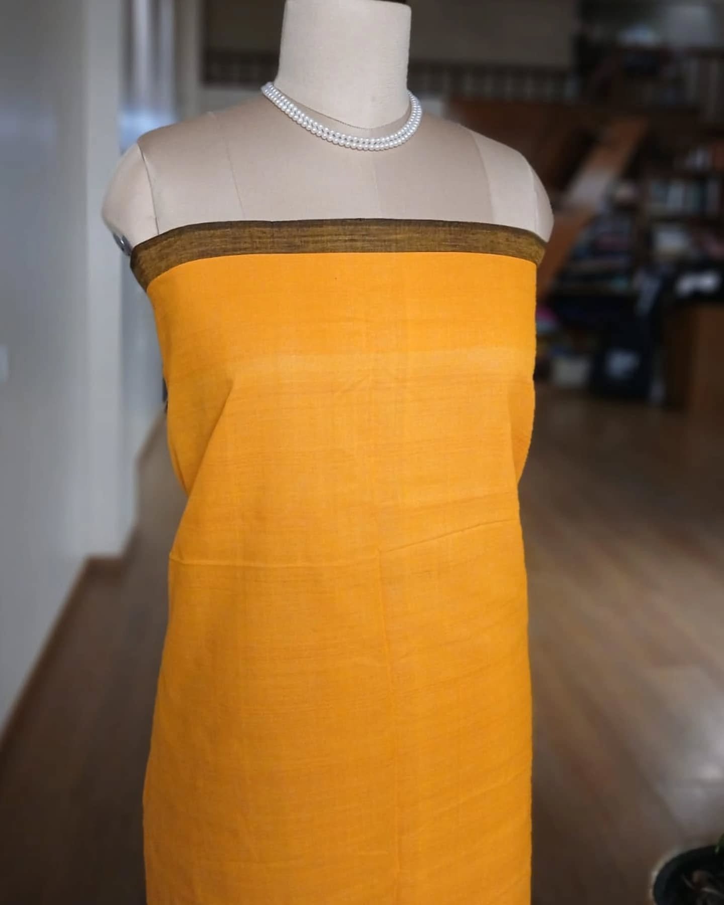 Nalgonda Double Ikat Cotton Saree - (NDIC0002) - Image 9