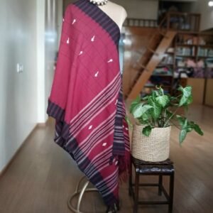 Kotpad handweave Cotton Dupatta from Odisha- (CTKD1006)