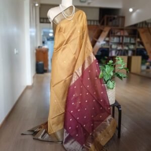 Maheshwari Silk Cotton Saree – (MSCS1017)