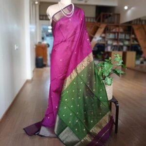 Maheshwari Silk Cotton Saree – (MSCS1014)