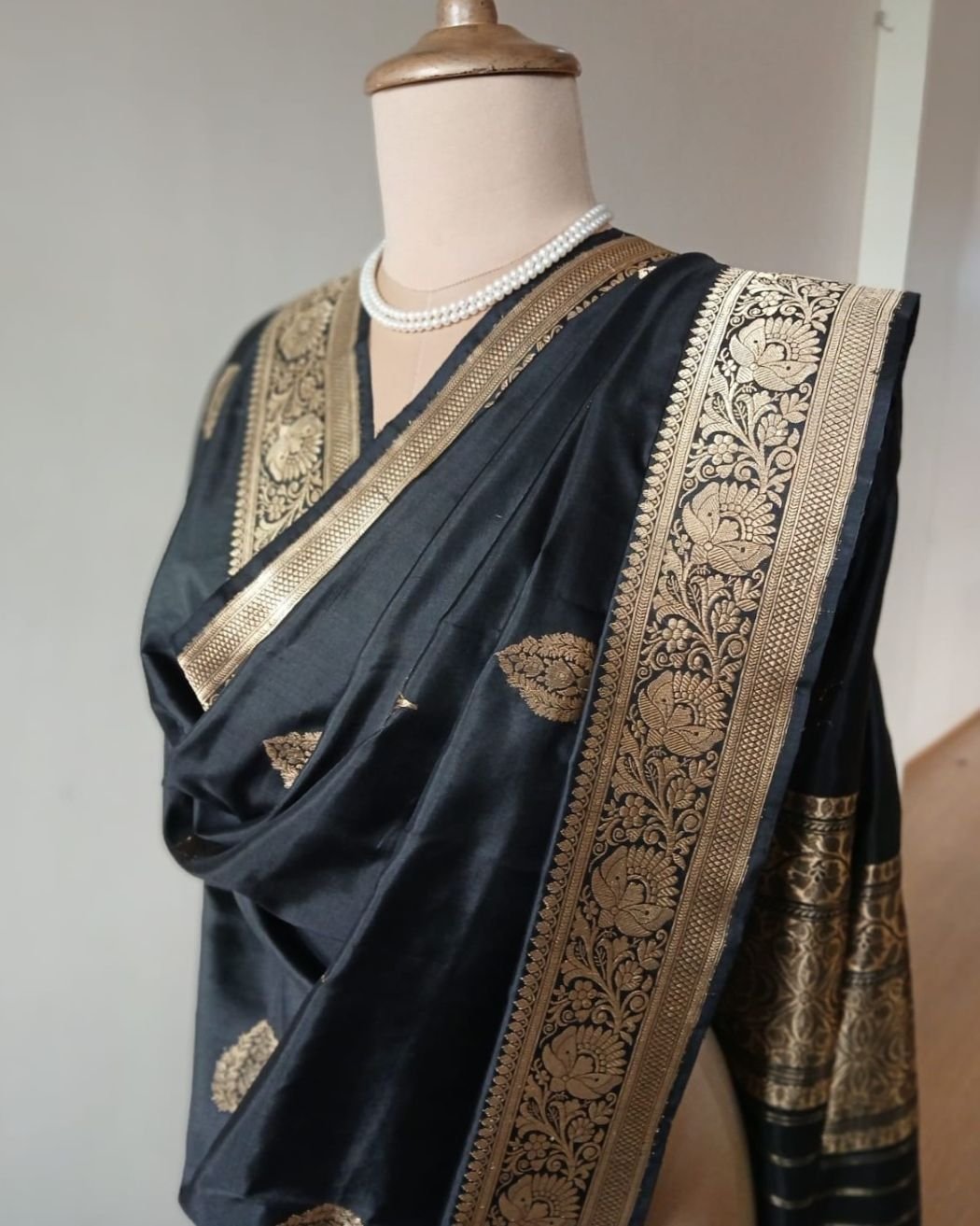Banarasi Pure Katan Silk Dupatta – (DUPT0050) - Image 2
