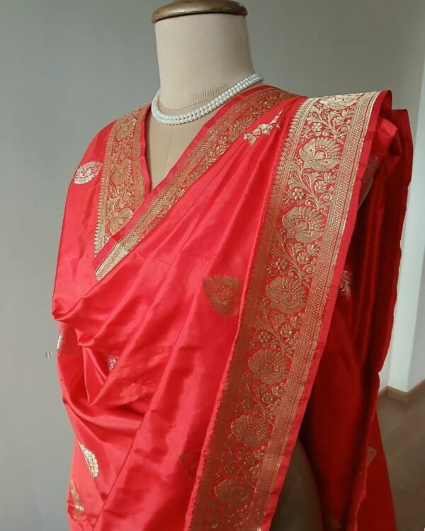 Banarasi Pure Katan Silk Dupatta – (DUPT0041) - Image 2