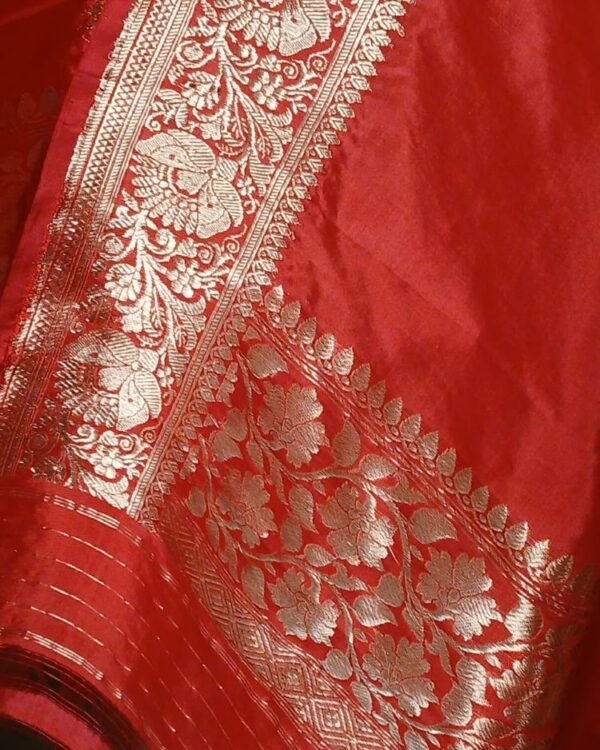 Banarasi Pure Katan Silk Dupatta – (DUPT0041) - Image 4