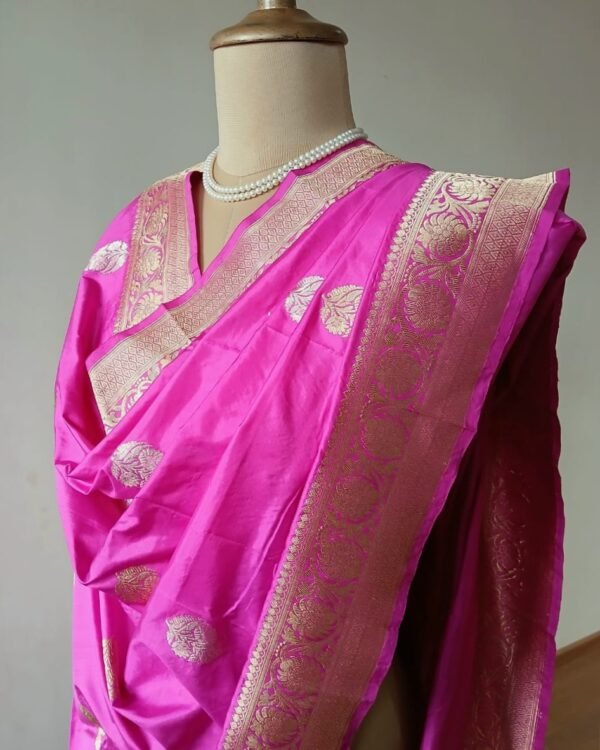 Banarasi Pure Katan Silk Dupatta – (DUPT0042) - Image 2