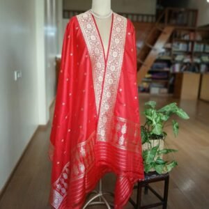 Banarasi Pure Katan Silk Dupatta – (DUPT0046)