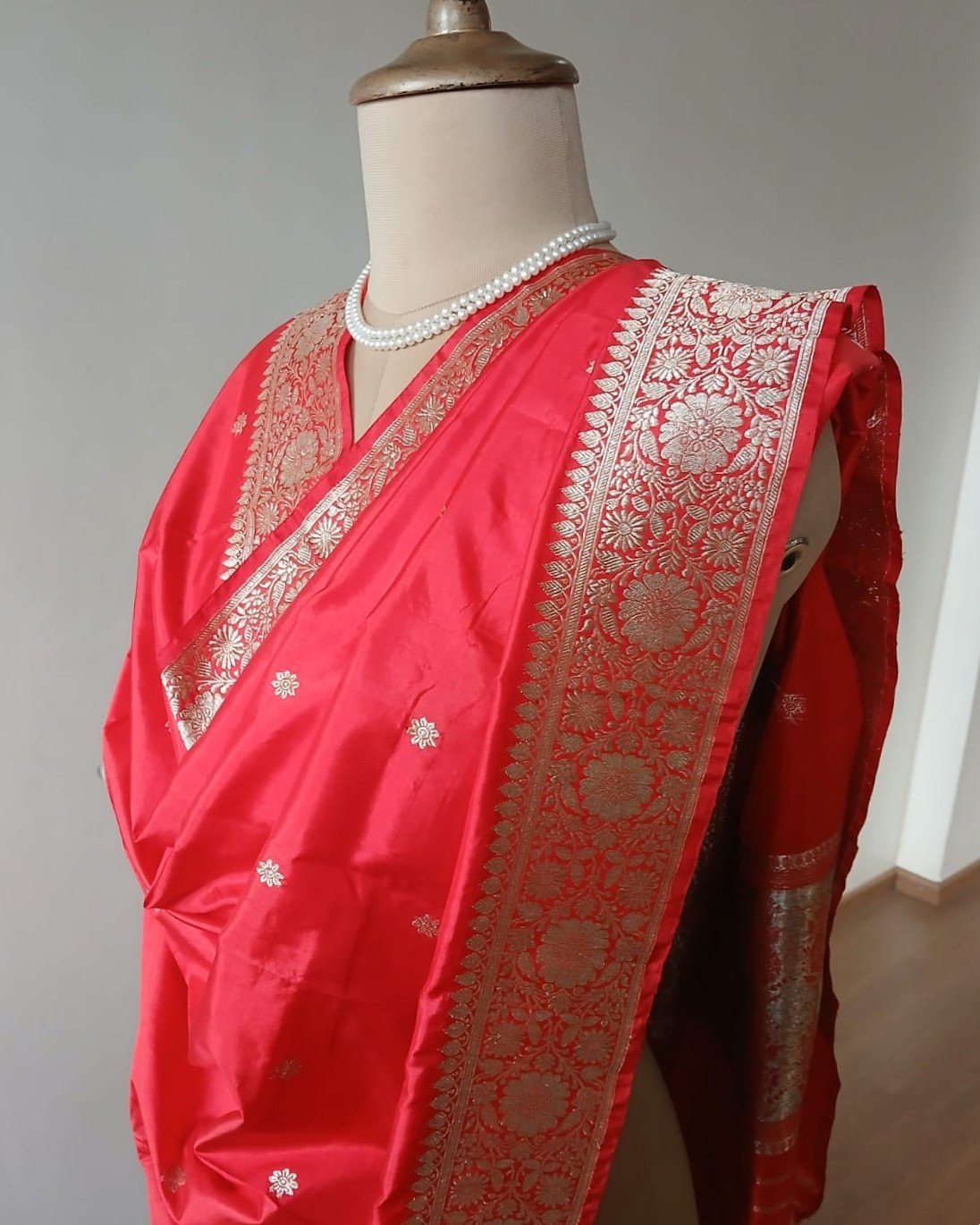 Banarasi Pure Katan Silk Dupatta – (DUPT0046) - Image 2