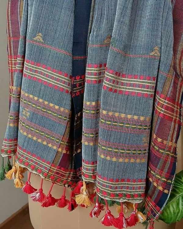 Bhujodi Cotton Stole – (BHST1006) - Image 2