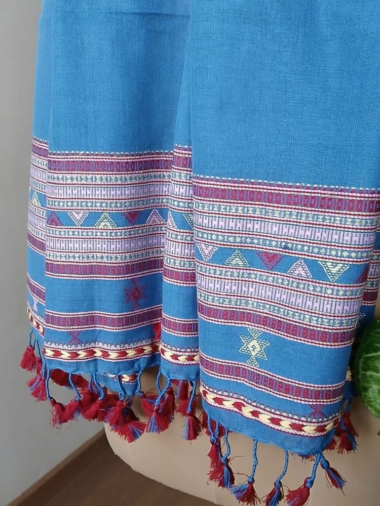 Bhujodi Cotton Stole – (BHST1002) - Image 2