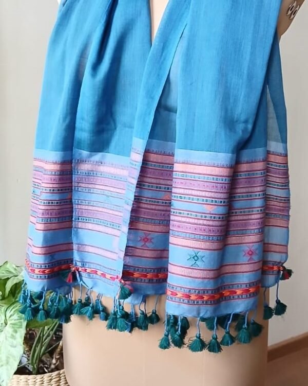 Bhujodi Fine Cotton Stole – (BHST1033) - Image 2