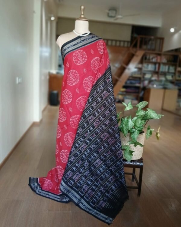 Nuapatna single Ikat Saree - (NSIS0010)