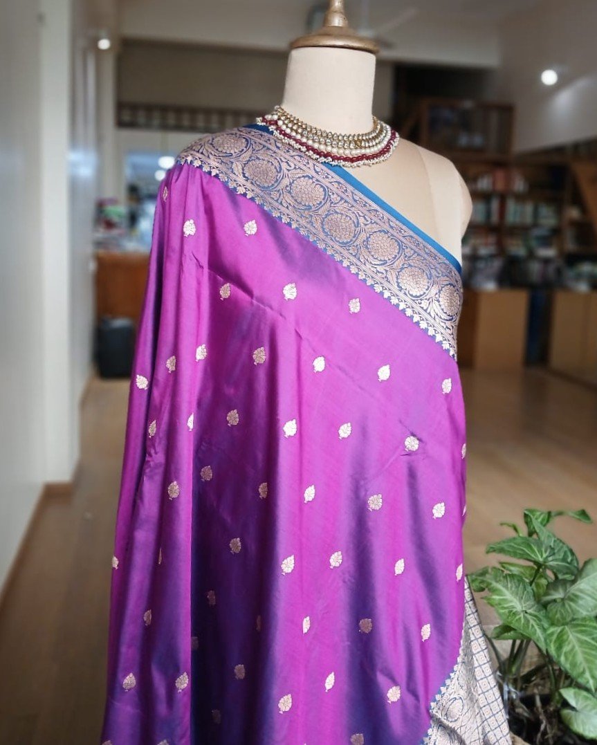 Banarasi pure silk saree - (BPSS0001) - Image 7