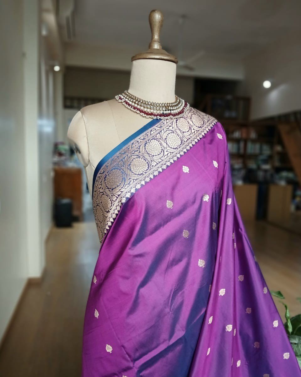 Banarasi pure silk saree - (BPSS0001) - Image 2