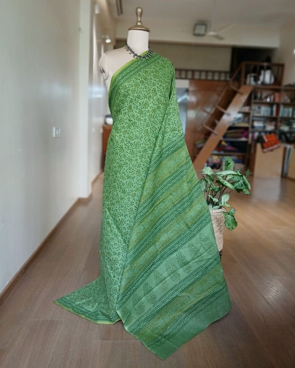 Banjara Blockprint in Mul Cotton from Ahmedabad - (BMCA0001)