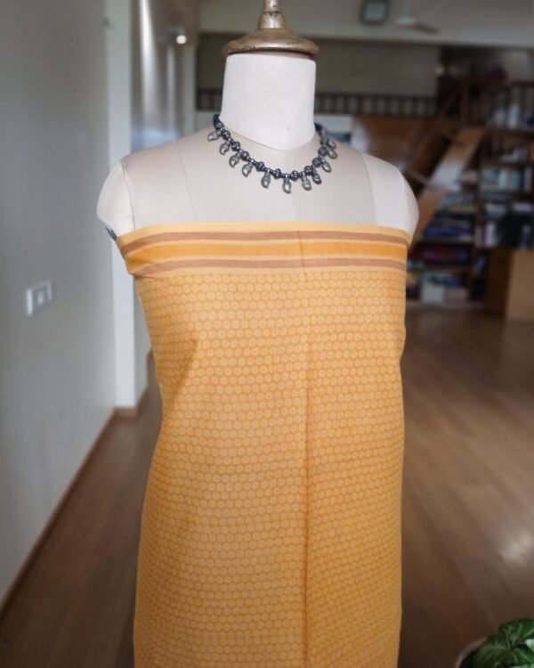 Banjara Blockprint in Mul Cotton from Ahmedabad - (BMCA0002) - Image 6