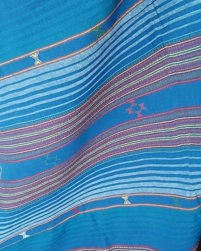 Bhujodi Saree handwoven in Kala Cotton – (BHUJ0045) - Image 8